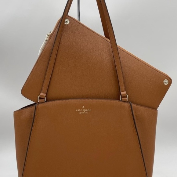 Kate Spade Brim Laptop for Tote Bag camel tan - Picture 2 of 10